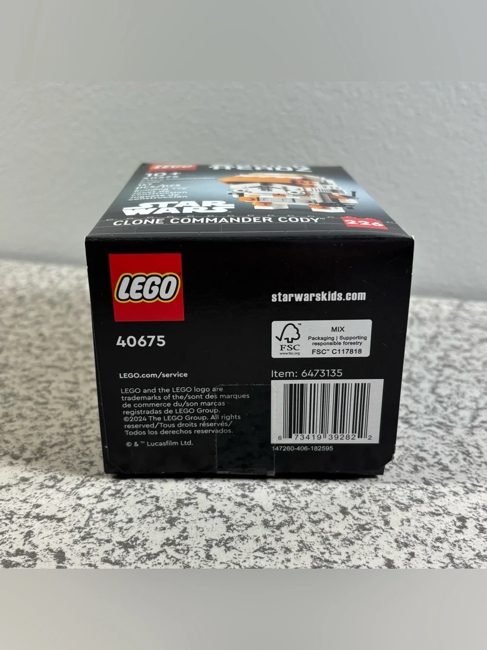 LEGO 40675 Star Wars Brickheadz Clone Commander Cody New